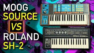 Moog Source vs Roland SH-2: Analog Legends Clash -  Join the Live Battle!