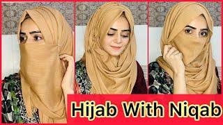 How To Wear Hijab With Niqab In Summer Without Inner Cap | Easy Hijab Tutorial | Dietitian Aqsa