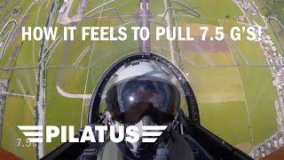 PC-21 – What it's Like to pull 7.5 G's in the Next Generation Trainer with a Test Pilot?