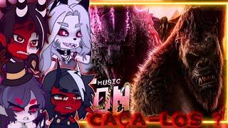 🩸Helluva Boss 🩸 React Godzilla  e Kong  | O Novo Império (Monsterverse)  | Papyrus Da Batata - GC