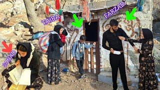 Tayyaba leaves the house and goes to the mountain hut