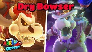 DRY BOWSER in Super Mario Odyssey - First and Final Battle (& Ending)