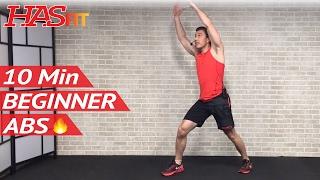 10 Min Easy Abs Workout for Beginners & People Who Get Bored Easily - Beginner 10 Minute Ab Workout