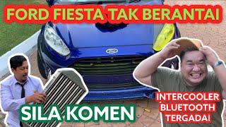 ALONG SR KOYAK GENG !  - FORD FIESTA DAH MACAM KENA STROK . GOLF R32 vs FORD FIESTA .