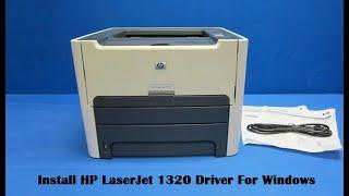 HP 1320 Printer Driver Installed Windows 10