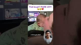 Loudest Baby Laugh Ever!  This Will Melt Your Heart! #shorts