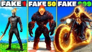 Fake GHOST RIDER vs Real GHOST RIDER in GTA 5