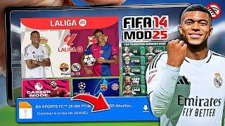 FIFA 14 MOD 25 ANDROID MEDIAFIRE COM MODO CARREIRA ATUALIZADO (EA FC 2025 Atualização)