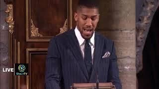 Anthony Joshua: I am Proudly Nigerian and I am proudly British 