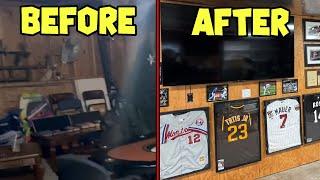 From Dusty Barn to Epic Man Cave Transformation!