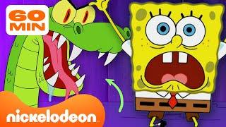 Bob l'éponge | 60 MINUTES de monstres marins les plus étranges de Bob l'éponge | Nickelodeon France