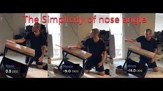 The simplicity of nose angle - tech disc tests