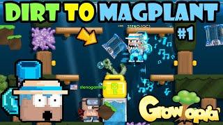 WE GO FOR MAGPLANT!! | Dirt To Magplant #1 | GrowTopia Profit 2023