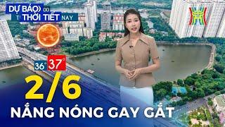 Thời tiết Hà Nội hôm nay 2/6/25: Nắng nóng diện rộng | Dự báo thời tiết mới nhất