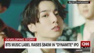 BTS music label raises $840 million in "dynamite" IPO