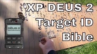 XP Deus II Target ID VDI Bible For Metal Detectorists