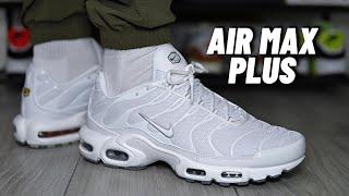 BEST ALL WHITE AIR MAX? Nike Air Max Plus White On Feet Review