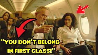 Racist CEO Humiliates Black Doctor on Flight, What She Did Next Left Everyone Speechless!