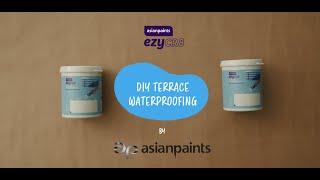 Asian Paints ezyCR8 Terrace Waterproofing, DIY Coating for Terrace Waterproofing