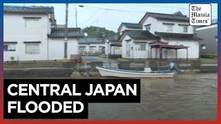 One dead, 7 missing as heavy rains trigger floods in central Japan