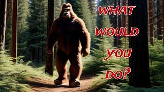 You see BIGFOOT in the forest  What do you do?