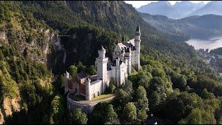 Neuschwanstein, Hohenschwangau and St. Coloman in Bavaria, Germany.