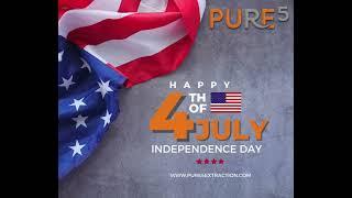  Happy 4th of July from PURE5™ Extraction! 