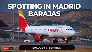 Plane Spotting Madrid Barajas Airport - Episode #6 - Sunday 01/09/24 - runway take off