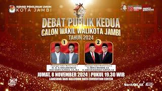 [LIVE] DEBAT PUBLIK KEDUA CALON WAKIL WALIKOTA JAMBI TAHUN 2024