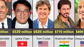 Top 32 Richest Actors In The World 2023 Comparison