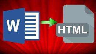 How to Convert  Word Documents to HTML