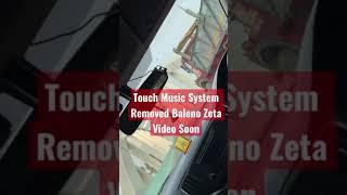 Baleno Touch Music System Removed | Baleno Zeta | #shorts #baleno #youtube