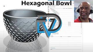 Siemens NX - Hexagonal Bowl with NX Algorithmic Modeling