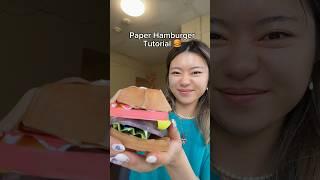 Paper Hamburger Tutorial 