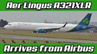 Aer Lingus 1st Airbus A321XLR - Delivery Flight Arrival 18/12/2024