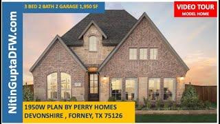 1950  Plan By Perry Homes in Devonshire in Forney, TX | Forney Homes for sale Rockwall ISD