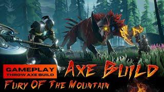 Dauntless / Fury Of The Mountain Axe Build ( Draven style ) Throwing Axe!