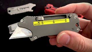 Otacle Pro (Titanium) Utility Box Cutter by Oknife