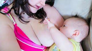 Breastfeeding in Action: Baby's Curious Interruptions Captured