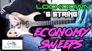 Insane Shred in Less Than 6 minutes | Lockdown 6 String Economy Sweeps | Quarantine Guitar Lesson