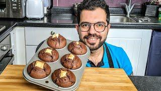 Chocolate Cupcakes | كب كيك شكلاتة | سهل جدا | شيف شاهين