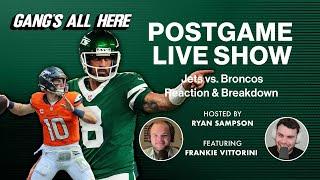 Jets vs. Broncos Week 4 Postgame Live Show | Rodgers & the Jets lose an ugly one!