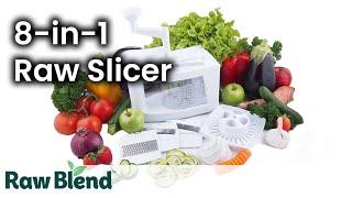 8 in 1 Raw Slicer by Raw Blend Demonstration | Video