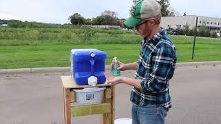 How to Build a Portable Handwashing Station