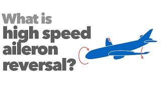 What is high speed aileron reversal?