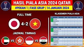 Hasil Piala Asia 2024 Hari Ini - Jepang vs Vietnam - Klasemen Piala Asia Qatar 2023 Terbaru