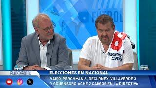 NACIONAL: RICARDO VAIRO Y FLAVIO PERCHMAN PRESIDENTE Y VICEPRESIDENTE DE NACIONAL.