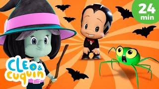 Especial Dia das Bruxas  Halloween com Cleo y Cuquin - Desenhos para crianças