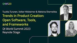 Trends in Product Creation - Open Software, Tools, and Frameworks with Tuukka, Volker & Aleksina