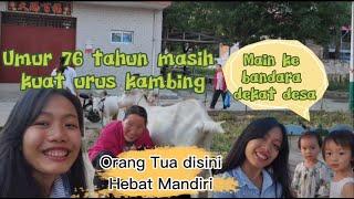 AMBIL SUSU KAMBING KE RUMAH NENEK DI DESA XIYANG PULANG JALANAN SUDAH GELAP